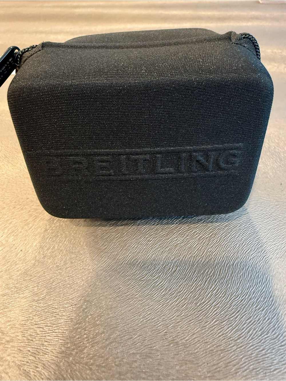 Breitling Black Zippered Travel Watch Pouch